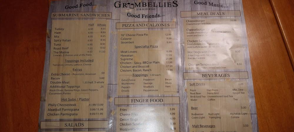 Grumbellies Menu image 2
